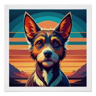 Poster Chemise de chien Border Collie