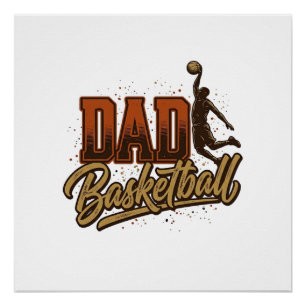 Poster Chemise de conception de gravure vintage de basket