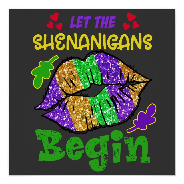Poster Chemise du coordinateur Shenanigans | SHAMROCKS (Devant)
