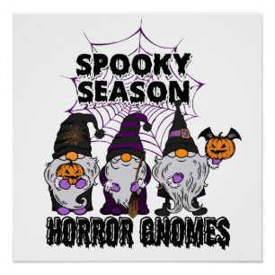 Poster Chemise éffrayante  Halloween Gnomes
