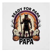 Chemise Papa Halloween Vintage Cimetière Coucher d