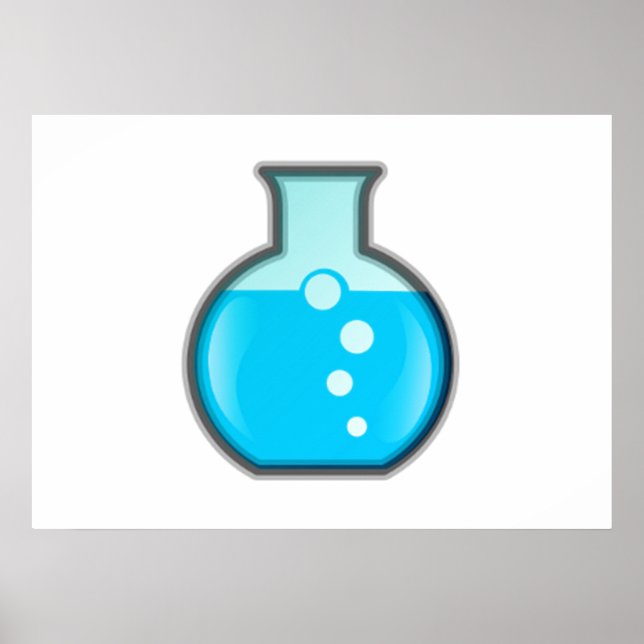 Poster Chemistry Science Beaker (Devant)