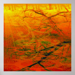 Poster Chêne tordu - -