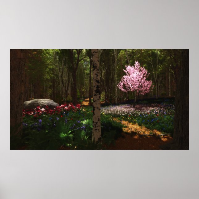 Poster Cherry Tree Concerto Print (Devant)