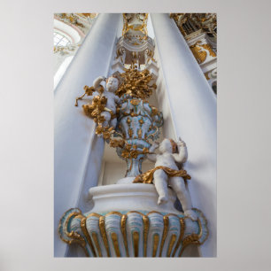 Poster Cherubs À L'Église Wieskirche