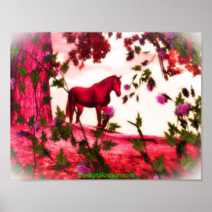 Poster Cheval