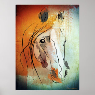 POSTER CHEVAL