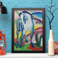 Cheval bleu de Franz Marc, Art Vintage