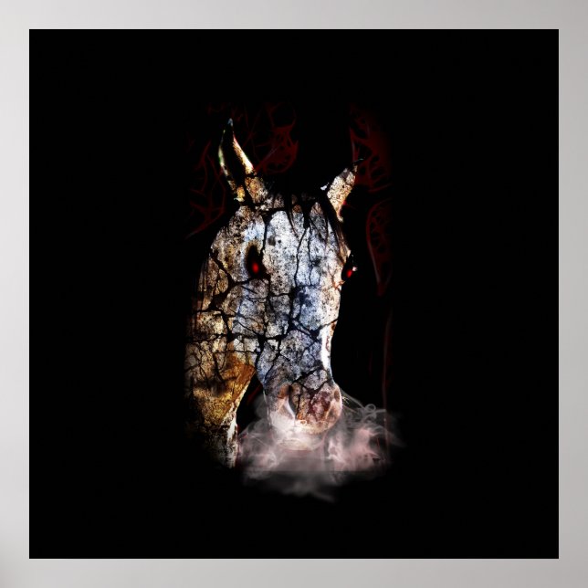 Poster Cheval déplaisant Zombie (Devant)