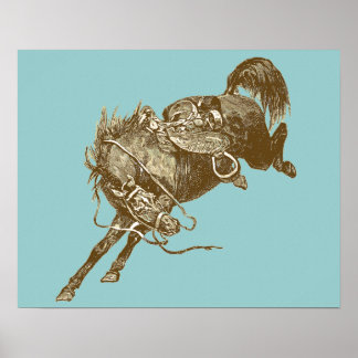 Poster Cheval vintage