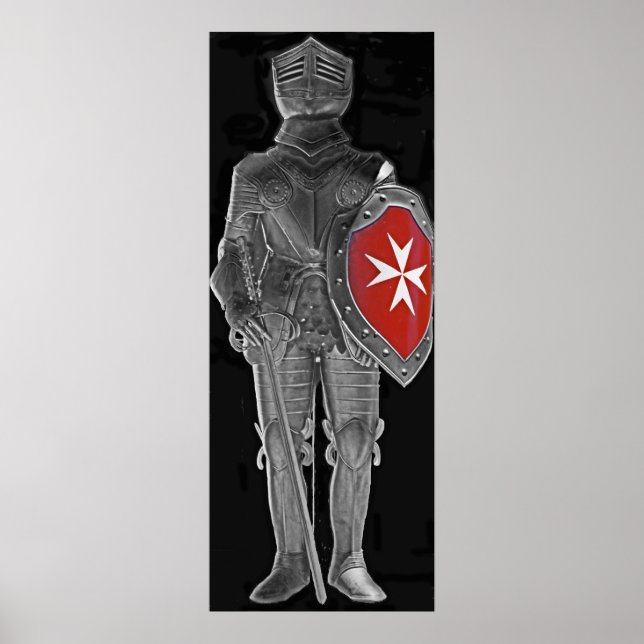 Poster Chevalier de Saint Jean, Malte (1) (Devant)