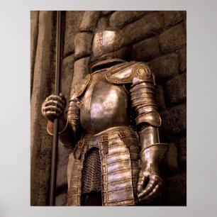 Poster Chevalier en armure