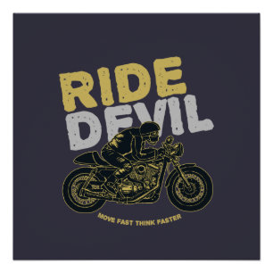 Poster Chevauche le Diable : Agis Vite, Pense Encore Plus