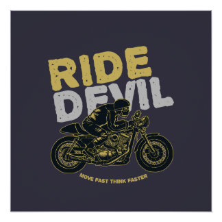 Poster Chevauche le Diable : Agis Vite, Pense Encore Plus