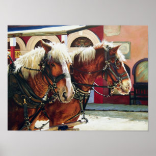 Poster Chevaux Tombstone Stagecoach