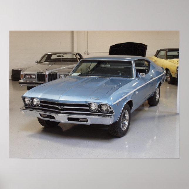 Poster Chevelle SS 396 Sport Coupe 1968 (Devant)