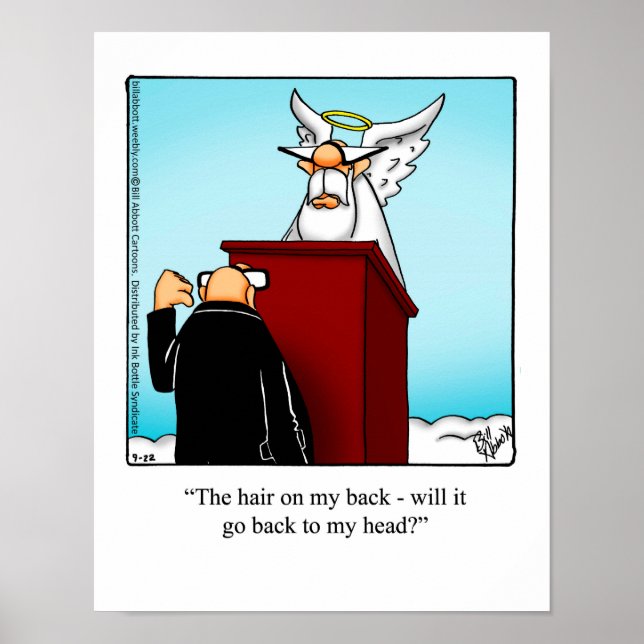 Poster "Cheveux sur mon dos" (Devant)