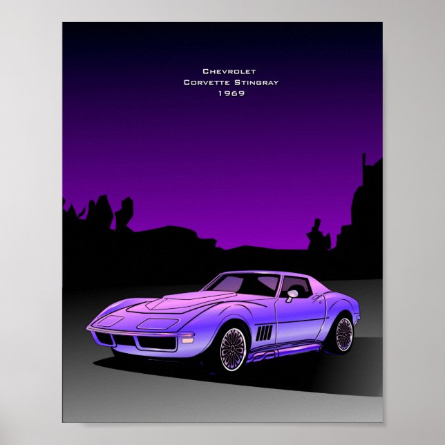 Poster Chevrolet 1969 (Devant)