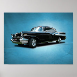 Poster Chevrolet Bel-Air 1957