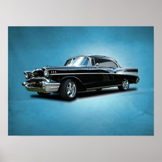 Poster Chevrolet Bel-Air 1957 (Devant)