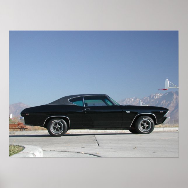 Poster Chevrolet Chevelle SS 1969 (Devant)