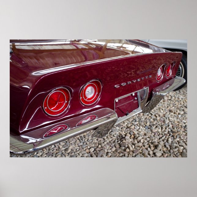 Poster Chevrolet Corvette (Devant)