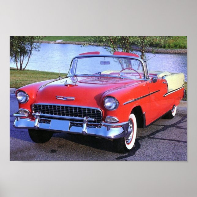 Poster Chevy Bel-Air 1955 (Devant)