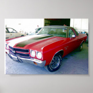 Poster Chevy El Camino SS 396 1970