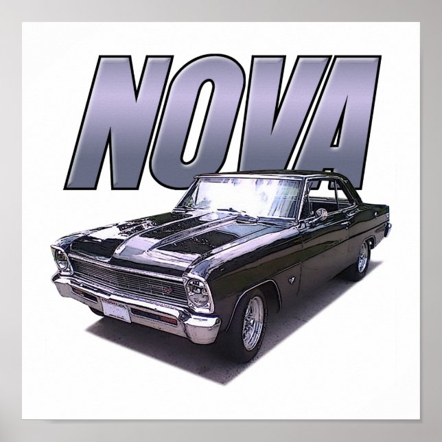 Poster Chevy Nova 1966 (Devant)
