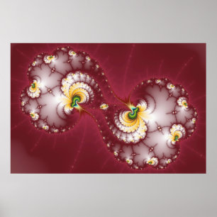 Poster Chew d'os de chien - Fractal