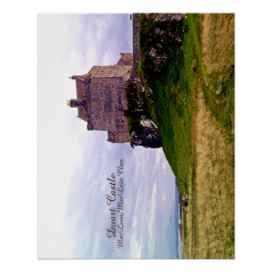 Poster Chic Duart Castle - Clan écossais MacLean/MacLain