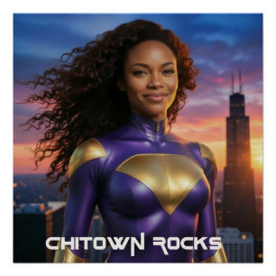 POSTER CHICAGO - CHITOWN ROCKS