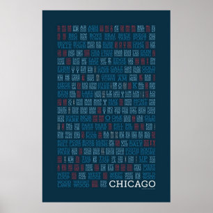 Poster Chicago syllabique