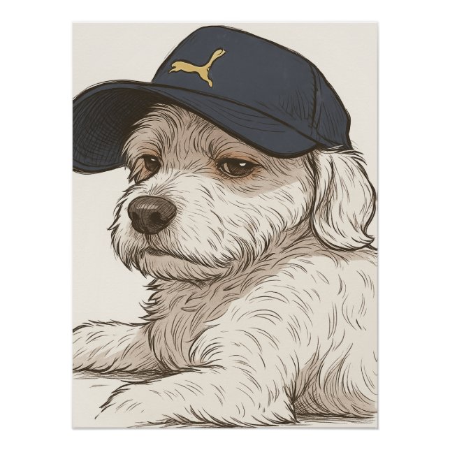 Poster Chien Max (Devant)