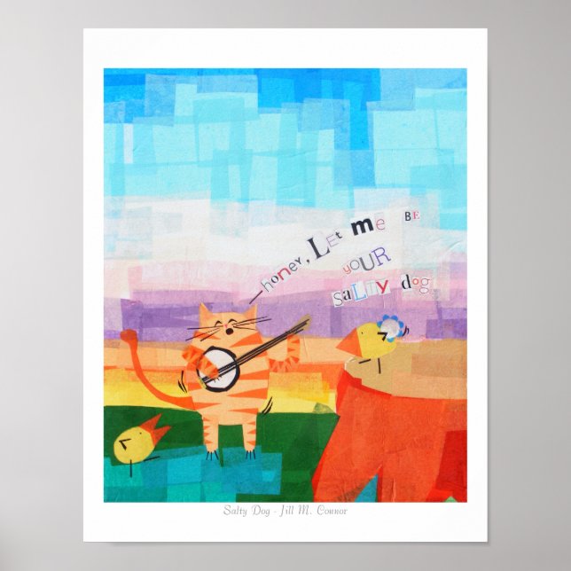 Poster Chien salé (Devant)