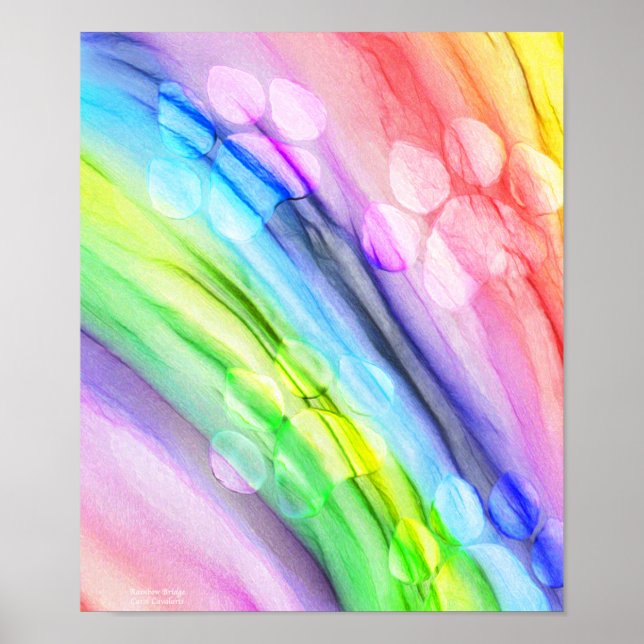 Poster Chiens de Rainbow Bridge Art Poster/Imprimer (Devant)