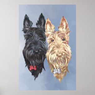 Poster Chiens Scottie
