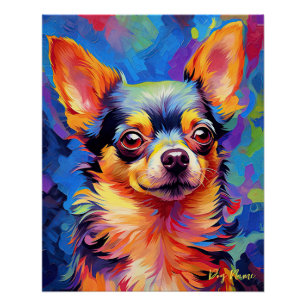 Poster Chihuahua Dog 002 - Zetton Ziana