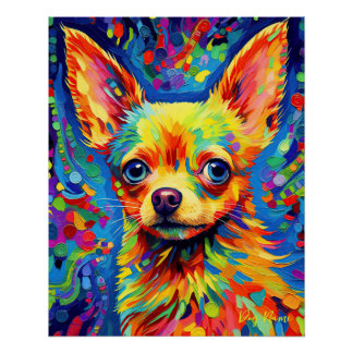 Poster Chihuahua Dog 003 - Zetton Ziana