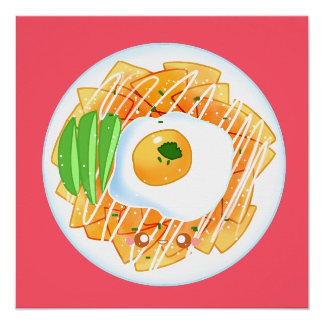 Poster Chilaquiles Rojos (Devant)