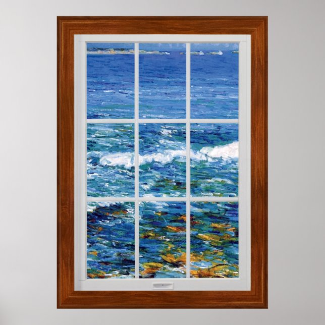 Poster Childe Hassam - Île aux Canards depuis Appledore (Devant)