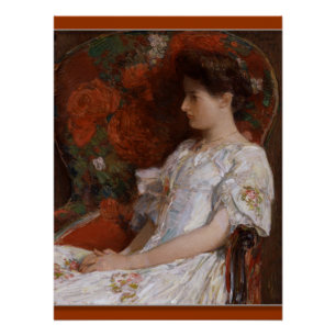 Poster Childe Hassam l'affiche victorienne de la chaise