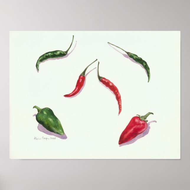 Poster Chillies and Peppers 2005 (Devant)