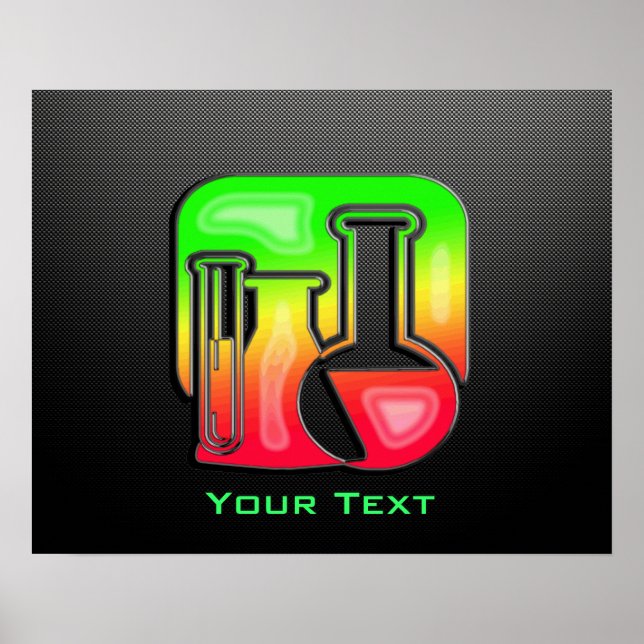 Poster Chimie lisse (Devant)