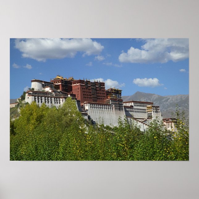 Poster China, Tibet, Lhasa, Potala Palace 3 (Devant)