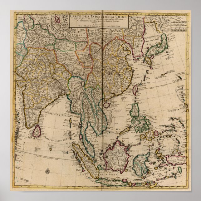 Poster Chine et Inde (Devant)