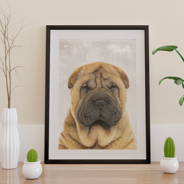 Poster chinois Sharpei (Créateur téléchargé)