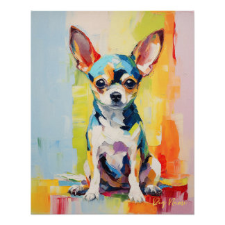 Poster Chiot Chihuahua Super Cute 002 - Xeno Lucilfer