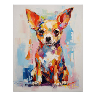 Poster Chiot Chihuahua Super Cute 003 - Xeno Lucilfer