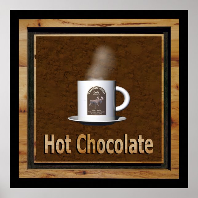 Poster Chocolat chaud (Devant)